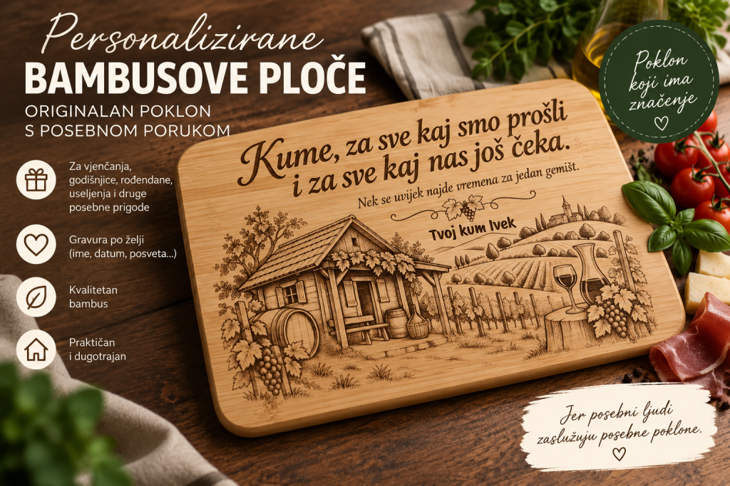 personalizirane bambus ploče